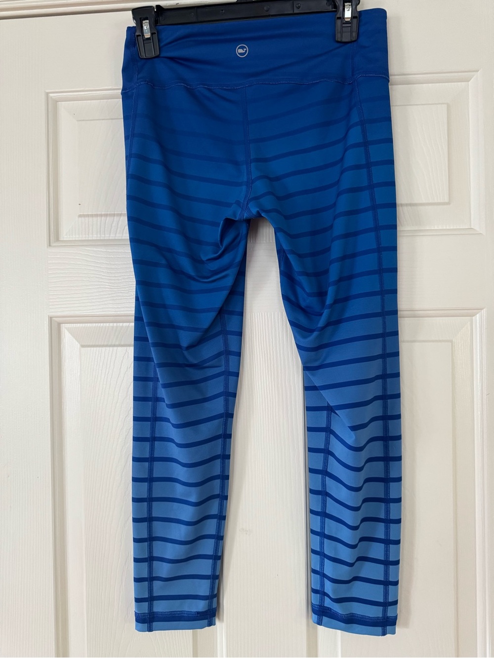 Vineyard Vines Blue Striped Athletic Leggings size small athleisure - Picture 3 of 3